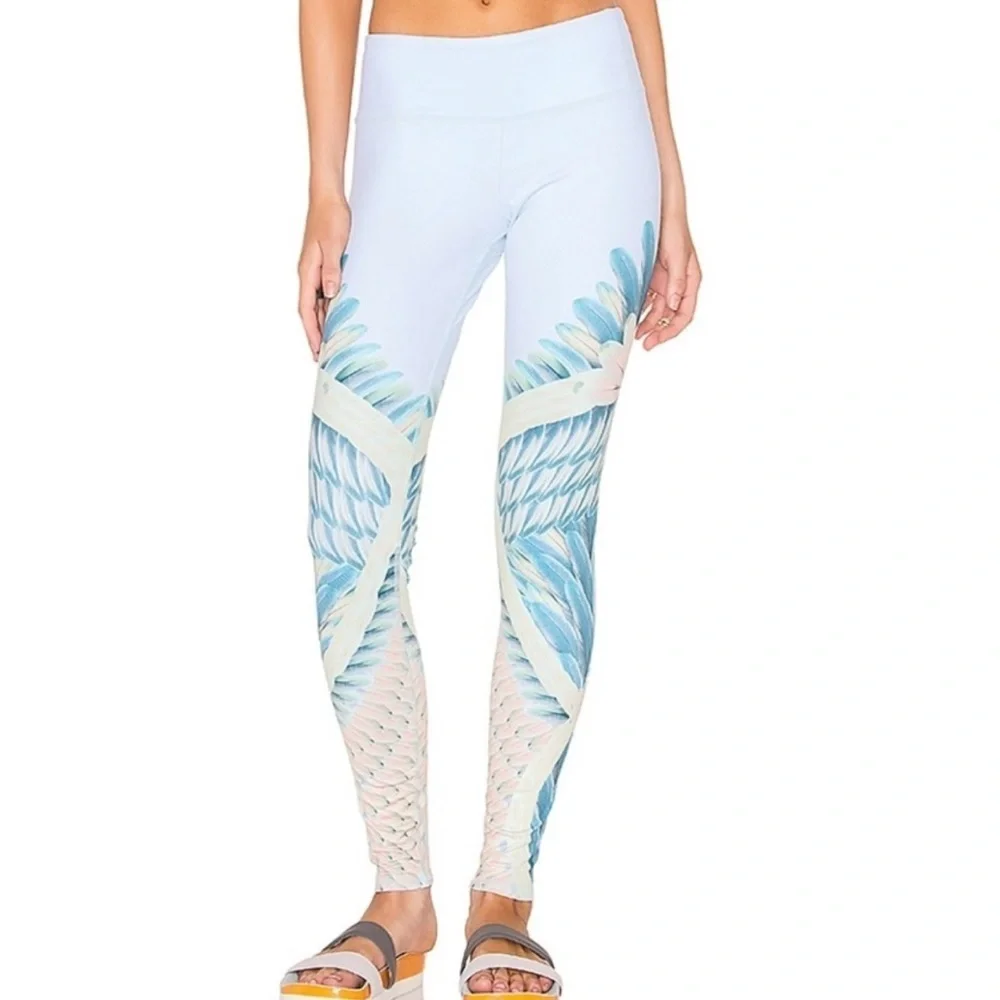 ALO Yoga Gypset Godess Blue Leggings